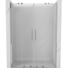 Mexen Velar Duo uși de duș glisante 140 cm, mat, crom - 871-140-000-32-01