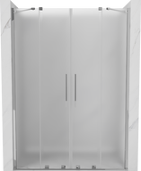 Mexen Velar Duo uși de duș glisante 140 cm, mat, crom - 871-140-000-32-01
