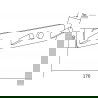 Mexen tripla törölköző fogas, Króm - 709173-00