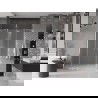 Mexen Velar Duo tolóajtós zuhanyajtó 140 cm, fagyott, króm - 871-140-000-32-01