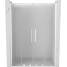 Mexen Velar Duo uși de duș culisante 140 cm, mat, alb - 871-140-000-32-20