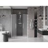 Mexen Velar Duo toló zuhanyajtó 160 cm, matt, fehér - 871-160-000-32-20