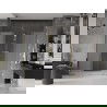 Mexen Velar Duo uși de duș glisante 180 cm, brumate, aurii - 871-180-000-32-50