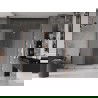 Mexen Velar Duo uși de duș glisante 180 cm, înghețat, aur roz - 871-180-000-32-60
