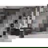 Mexen Velar Duo tolóajtós zuhanyajtó 140 cm, jégvirág, gun gray kefe - 871-140-000-32-66