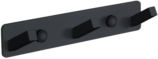 Mexen cârlig triplu pentru prosop, negru - 709173-70