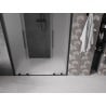 Mexen Velar Duo uși de duș glisante 150 cm, sablat, negru - 871-150-000-32-70