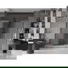 Mexen Velar Duo uși de duș glisante 200 cm, înghețat, gun metal - 871-200-000-32-95