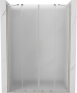 Mexen Velar Duo uși de duș glisante 140 cm, sticlă mată, nichel periat - 871-140-000-32-97