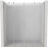 Mexen Velar Duo uși de duș glisante 180 cm, mat, nichel periat - 871-180-000-32-97