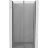 Mexen Velar uși de duș culisante 90 cm, transparente, metal pistol - 871-090-000-01-95