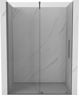 Mexen Velar uși de duș glisante 150 cm, transparent, gun metal - 871-150-000-01-95