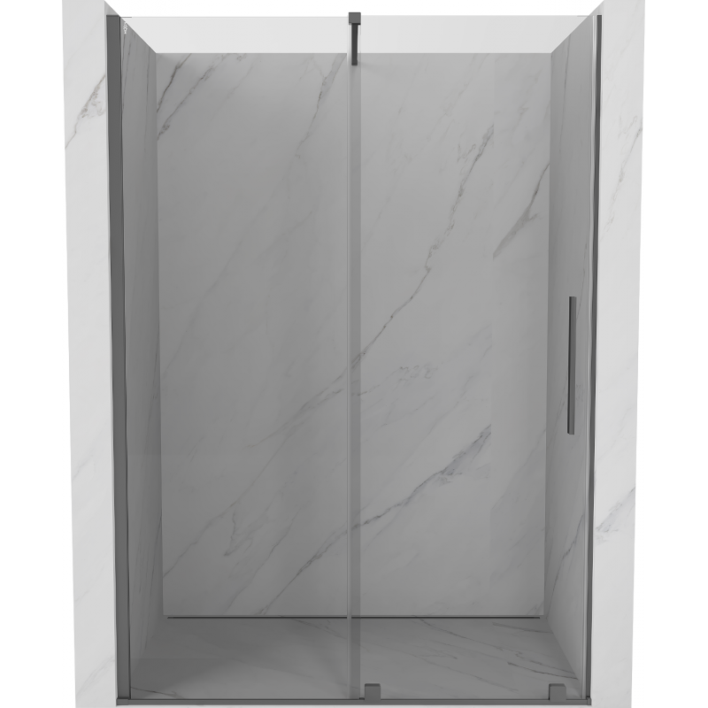 Mexen Velar uși de duș glisante 140 cm, transparent, metal armat - 871-140-000-01-95