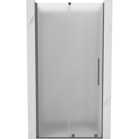 Mexen Velar uși de duș glisante 100 cm, înghețat, gun metal - 871-100-000-31-95