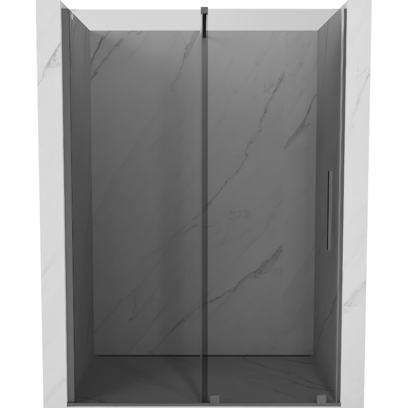Mexen Velar usa de duș glisantă 150 cm, grafit, gun metal - 871-150-000-41-95
