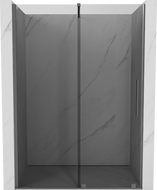 Mexen Velar uși de duș glisante 140 cm, grafit, gun metal - 871-140-000-41-95