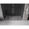 Mexen Velar Duo tolózuhanyajtó 180 cm, grafit, króm - 871-180-000-42-01