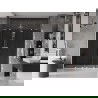 Mexen Velar Duo uși de duș glisante 170 cm, grafit, alb - 871-170-000-42-20