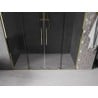 Mexen Velar Duo 170 cm-es tolható zuhanyajtó, grafit, arany - 871-170-000-42-50