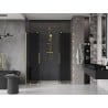 Mexen Velar Duo toló zuhanyajtó 170 cm, grafit, arany kefélt - 871-170-000-42-55