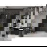 Mexen Velar Duo uși de duș glisante 170 cm, grafit, auriu periat - 871-170-000-42-55