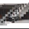 Mexen Velar Duo uși de duș glisante 200 cm, grafit, cupru periat - 871-200-000-42-65
