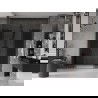 Mexen Velar Duo tolózuhany ajtó 180 cm, grafit, szálcsiszolt gun gray - 871-180-000-42-66