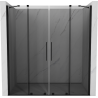 Mexen Velar Duo uși de duș glisante 180 cm, grafit, negru - 871-180-000-42-70