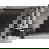 Mexen Velar Duo uși de duș glisante 200 cm, grafit, negru - 871-200-000-42-70