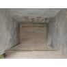 Mexen Omega tolható zuhanyajtó 100 cm, Átlátszó, Arany - 825-100-000-50-00