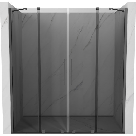 Mexen Velar Duo uși de duș glisante 180 cm, grafit, gun metal - 871-180-000-42-95