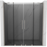 Mexen Velar Duo uși de duș glisante 170 cm, grafit, nichel periat - 871-170-000-42-97