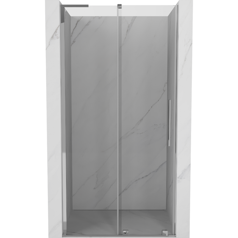 Mexen Velar L uși de duș glisante 110 cm, transparent, crom - 871-110-003-01-01