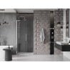 Mexen Velar L tolóajtós zuhanyajtó 110 cm, átlátszó, króm - 871-110-003-01-01