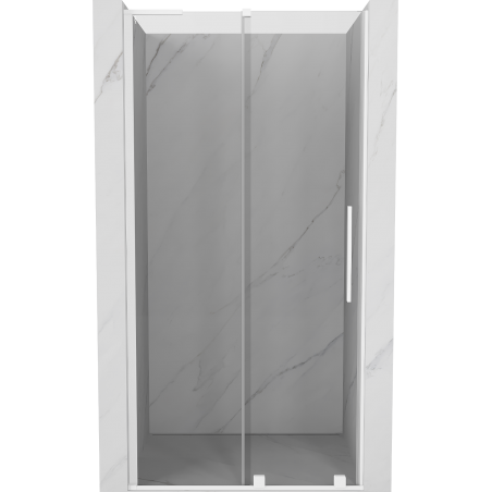 Mexen Velar L uși de duș culisante 100 cm, transparent, alb - 871-100-003-01-20