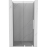 Mexen Velar L uși de duș culisante 100 cm, transparent, alb - 871-100-003-01-20