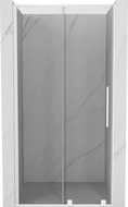 Mexen Velar L uși de duș culisante 100 cm, transparent, alb - 871-100-003-01-20