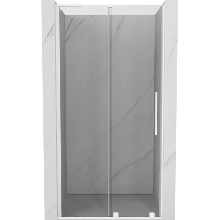 Mexen Velar L uși de duș culisante 120 cm, transparent, alb - 871-120-003-01-20