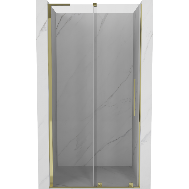 Mexen Velar L uși de duș glisante 100 cm, transparent, aurii - 871-100-003-01-50