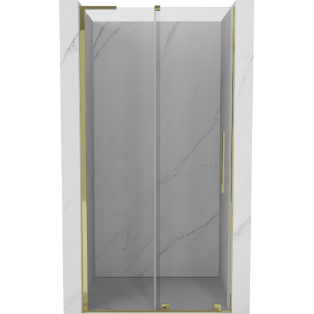 Mexen Velar L uși de duș glisante 100 cm, transparent, aurii - 871-100-003-01-50