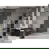 Mexen Velar L uși de duș glisante 100 cm, transparent, aurii periate - 871-100-003-01-55