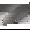Mexen Velar L uși de duș glisante 100 cm, transparent, aurii periate - 871-100-003-01-55