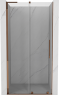 Mexen Velar L ușă de duș culisantă 100 cm, transparent, auriu roz - 871-100-003-01-60