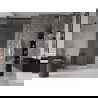 Mexen Velar L 120 cm uși de duș glisante, transparent, aur roz - 871-120-003-01-60