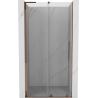 Mexen Velar L uși de duș glisante 110 cm, transparent, aur roz - 871-110-003-01-60