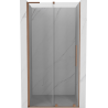 Mexen Velar L uși de duș glisante 90 cm, transparent, cupru periat - 871-090-003-01-65