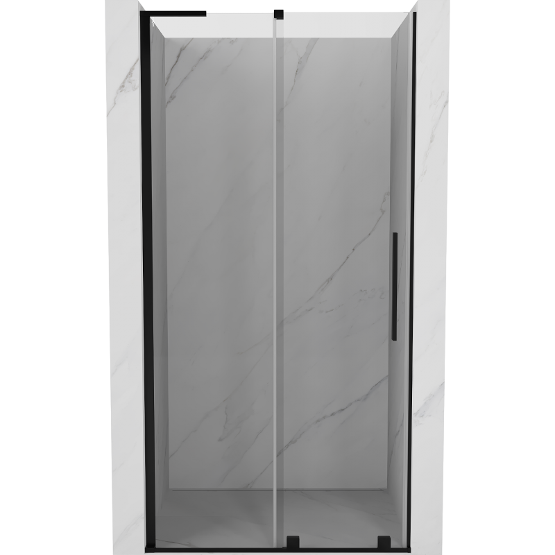 Mexen Velar L uși de duș glisante 100 cm, transparent, negru - 871-100-003-01-70