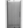 Mexen Velar L uși de duș glisante 100 cm, transparent, negru - 871-100-003-01-70