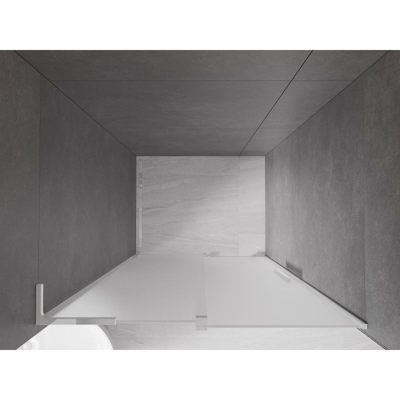 Mexen Velar L uși de duș glisante 120 cm, mat, crom - 871-120-003-31-01