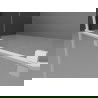Mexen Velar L uși de duș glisante 90 cm, înghețat, alb - 871-090-003-31-20
